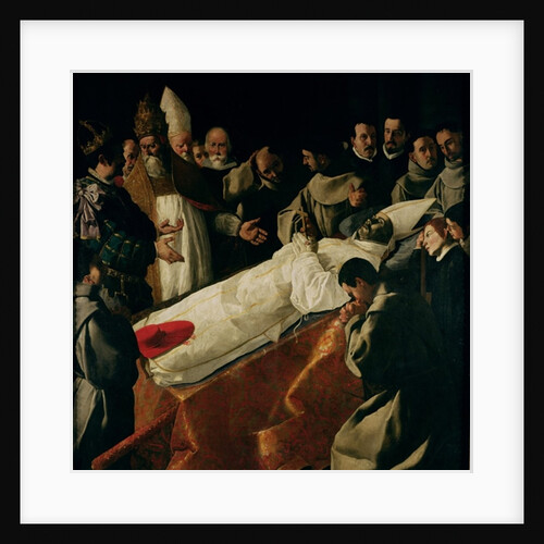 The Exhibition of the Body of St. Bonaventure after 1627 by Francisco de Zurbaran