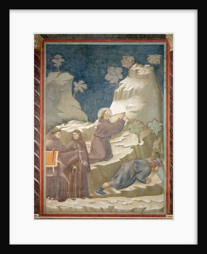 The Miracle of the Spring, 1297-99 by Giotto