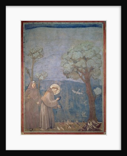 St. Francis preaching to the birds, 1297-99 by Giotto