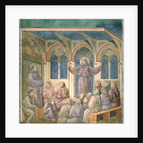 The Apparition at the Chapter House at Arles, 1297-99 by Giotto
