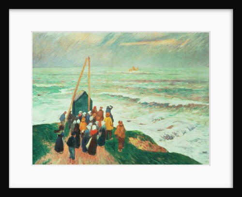 Waiting for the Return of the Fishermen in Brittany, 1894 by Henry Moret