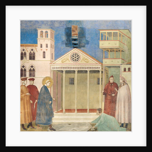 St. Francis honored by a simple man, 1297-99 by Giotto