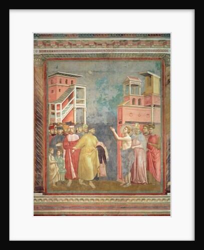 St. Francis Renounces his Father's Goods and Earthly Wealth, 1297-99 by Giotto