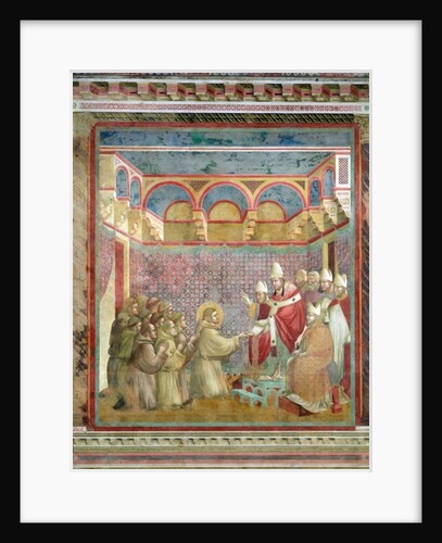 St. Francis Receives Approval of his `Regula Prima' from Pope Innocent III in 1210, 1297-99 by Giotto
