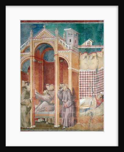 The Vision of Brother Agostino and the Bishop of Assisi, 1297-99 by Giotto