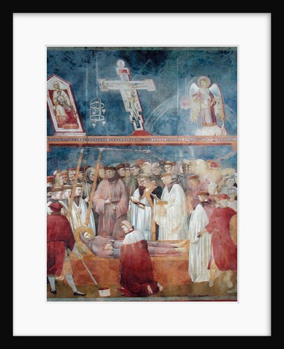 St. Jerome Checking the Stigmata on the Body of St. Francis, 1296-97 by Giotto