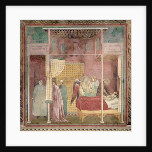 St. Francis Cures the Injured Man from Lerida, 1297-99 by Giotto (c.1266-1337)