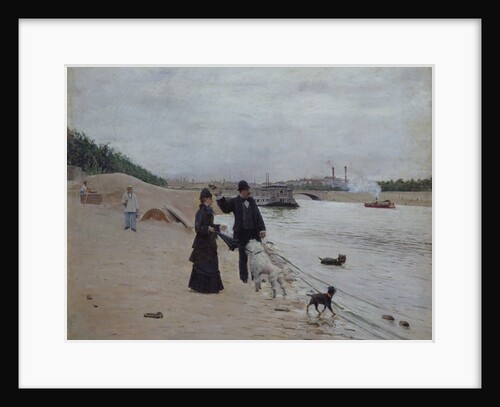 The Banks of the Seine, c.1880 by Jean Beraud
