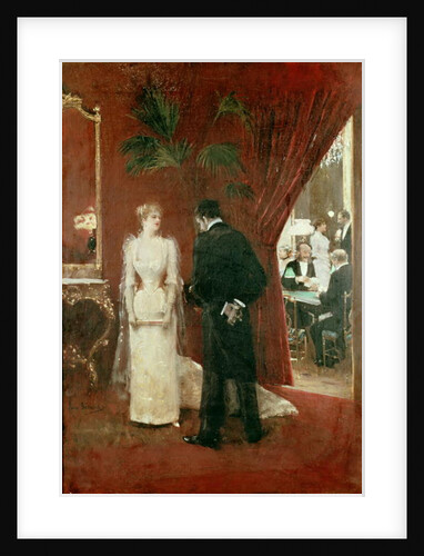 The Private Conversation, 1904 by Jean Beraud