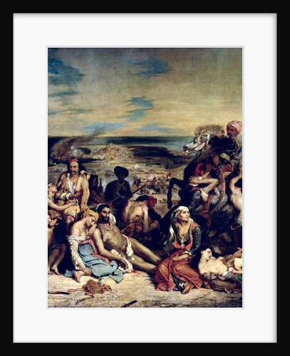 Scenes from the Massacre of Chios, 1824 by Ferdinand Victor Eugene Delacroix