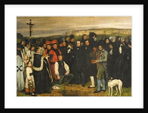 Burial at Ornans, 1849-50 by Gustave Courbet