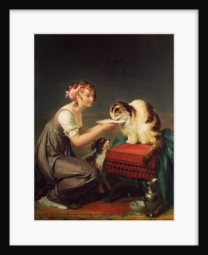 The Cat's Lunch by Marguerite Gerard