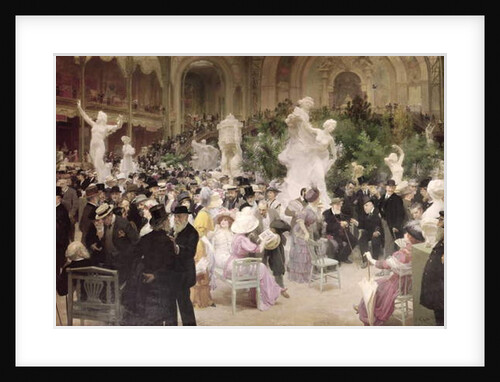 Friday at the French Artists' Salon, 1911 by Jules Alexandre Gruen or Grun