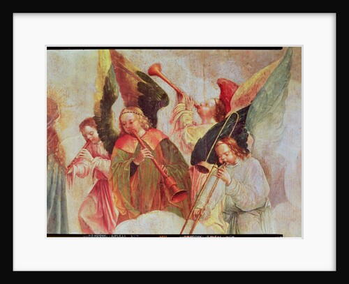 Four angels playing instruments by Taborda Vlame Frey Carlos