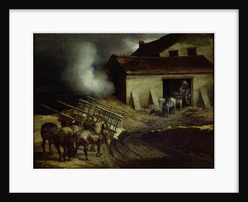 The Kiln at the Plaster Works by Theodore Gericault