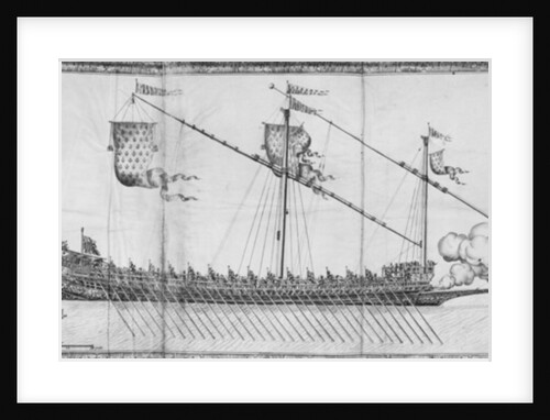 A galley, flat 35 by French School