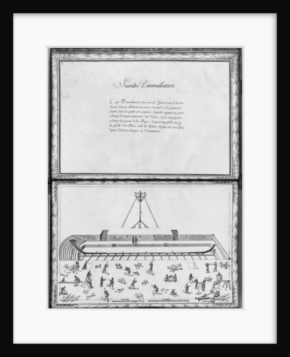 Construction of a galley, second demonstration by French School
