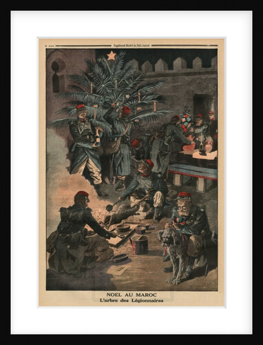 Christmas in Morocco, the Christmas tree of the Legionnaires by French School