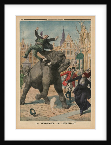 Revenge of an elephant by French School