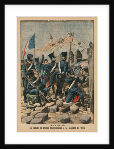 A hundred years ago, the students of the Ecole Polytechnique at the Barriere du Trone by French School