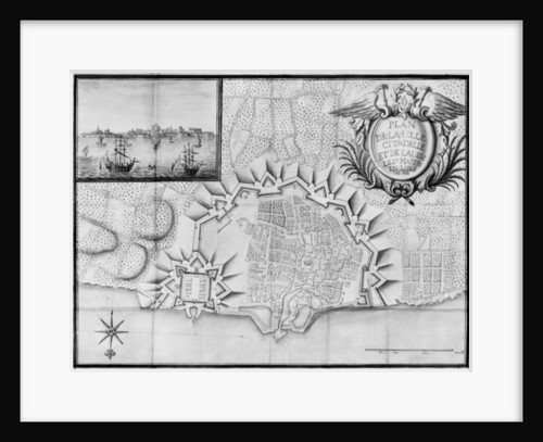 Plan of the town and the citadel of Saint-Martin-de-Re, Ile de Re by French School
