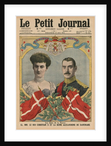 Hosts of France, King Christian X and Queen Alexandrine of Denmark by French School