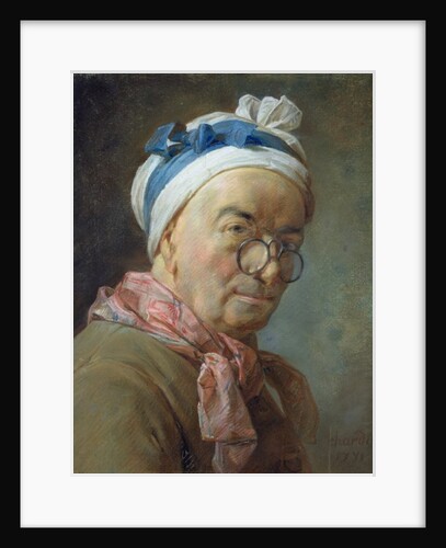 Self Portrait with Spectacles, 1771 by Jean-Baptiste Simeon Chardin