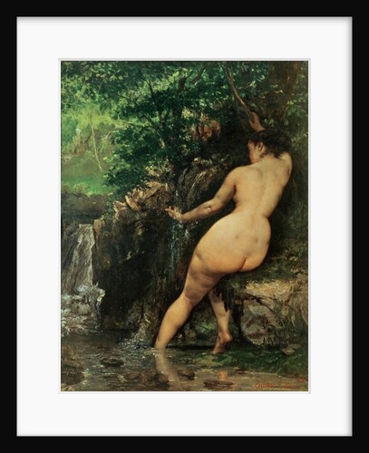 The Source or Bather at the Source, 1868 by Gustave Courbet