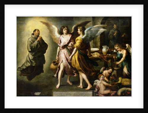 The Angels' Kitchen, 1646 by Bartolome Esteban Murillo