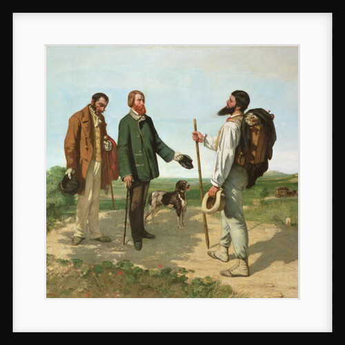 La Rencontre, or Bonjour Monsieur Courbet, 1854 by Gustave Courbet