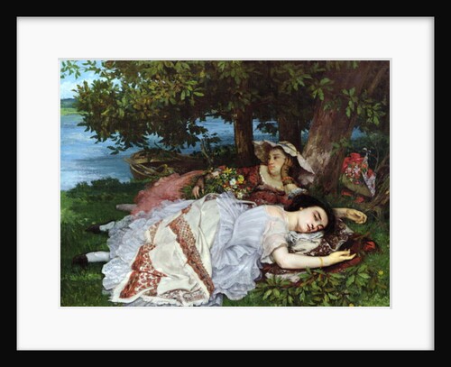 Girls on the Banks of the Seine, 1856-57 by Gustave Courbet