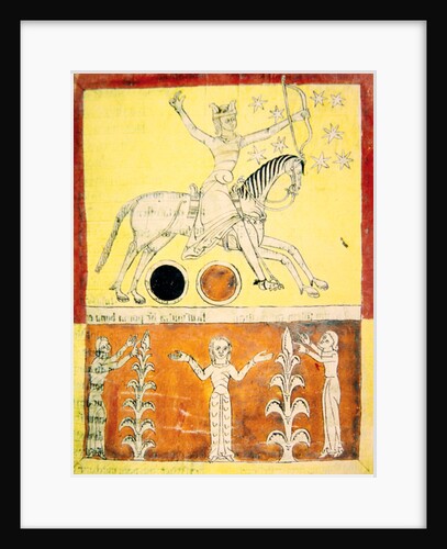 The White Knight on a white horse leaves for battle against Satan by Egeas Egeas
