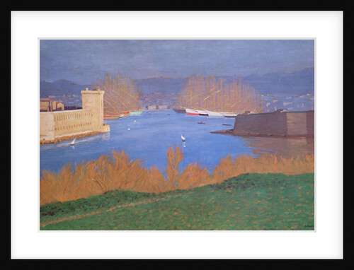The Port of Marseille, 1901 by Felix Edouard Vallotton