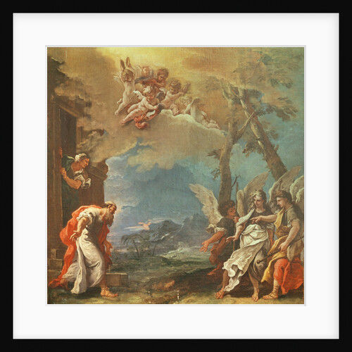 Abraham welcoming the Angels, c.1695 by Sebastiano Ricci