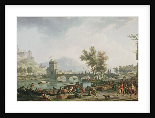 The edge of a fair, 1774 by Claude Joseph Vernet