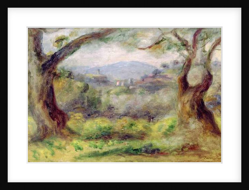 Landscape at Les Collettes, 1910 by Pierre Auguste Renoir