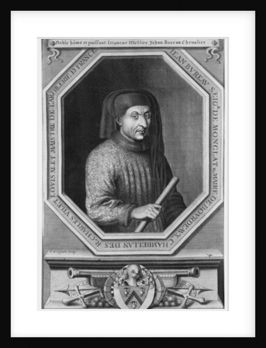 Portrait of Jean Bureau, master of artillery under Charles VII, Lord of Montglat, Mayor of Bordeaux by Jacques the Elder Grignon