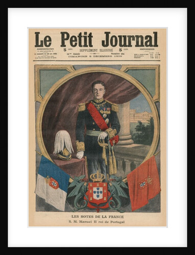 French Hosts, His Majesty Manuel II, King of Portugal, by French School