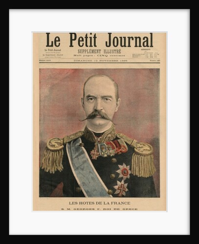 French hosts, His Majesty George I, King of Greece by French School