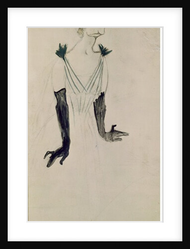 Yvette Guilbert 1894 by Henri de Toulouse-Lautrec