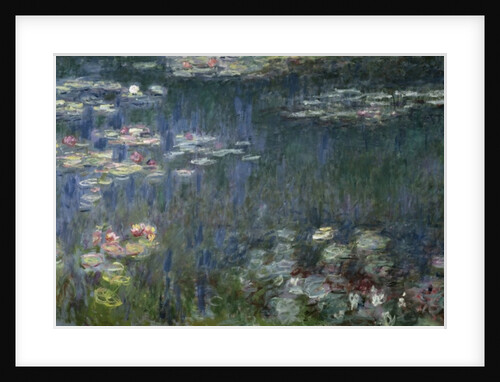 Waterlilies: Green Reflections, 1914-18 by Claude Monet
