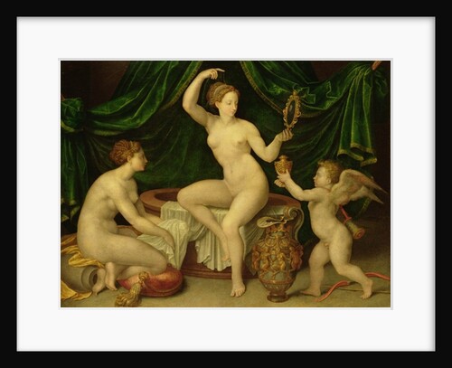 Venus at her Toilet by Fontainebleau School