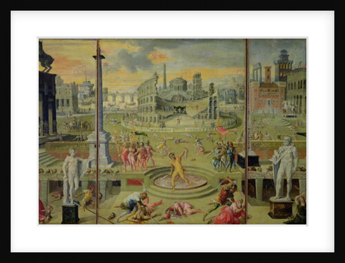 The Massacre of the Triumvirate, 1566 by Antoine Caron