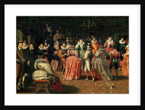 Ball at the Court of King Henri III of France, or Ball of the Duke of Alencon, 2nd half of the 16th century by French School