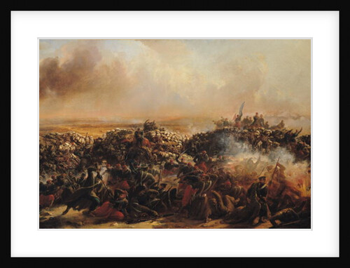 The Battle of Sebastopol, central section of triptych, after 1855 by Jean Charles Langlois