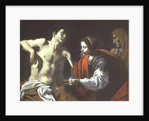 St. Sebastian Nursed by St. Irene by Giovanni-Battista Caracciolo