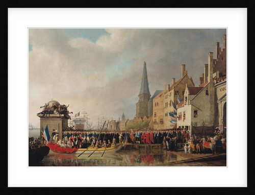 Entry of Bonaparte, as First Consul, into Antwerp on 18th July 1803, 1807 by Mathieu Ignace van Bree