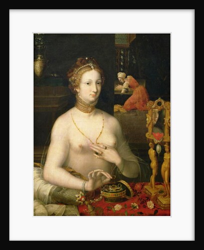 Woman at her Toilet, 1585-95 by Fontainebleau School