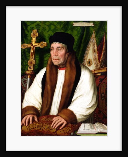 Portrait of William Warham Archbishop of Canterbury, 1527 by Hans Holbein the Younger