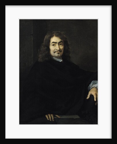 Portrait, presumed to be Rene Descartes by Sebastien Bourdon